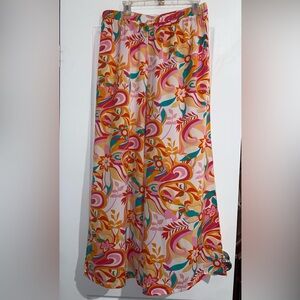 Wide leg palazzo pants